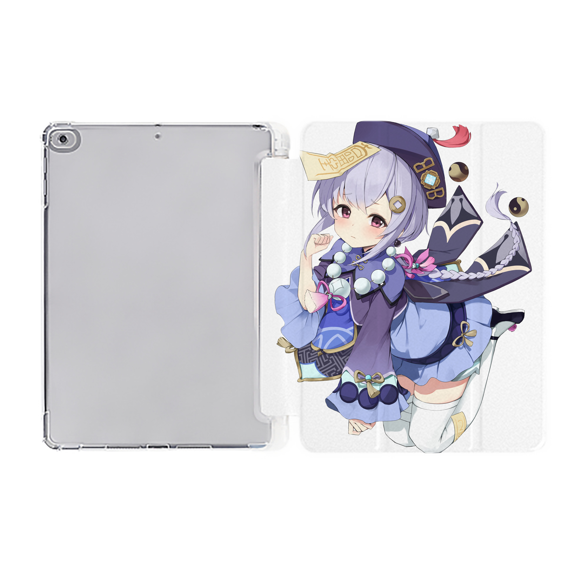 げんし神 七七 なな  genshin Nana IPad ケース ペン収納付き 三つ折りスタンド PUレザー×シリコン 対応機種9.5/10.5/10.9インチ